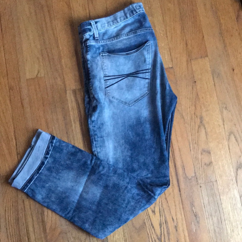 Acid wash Rocco jeans from Express! Worn once!
